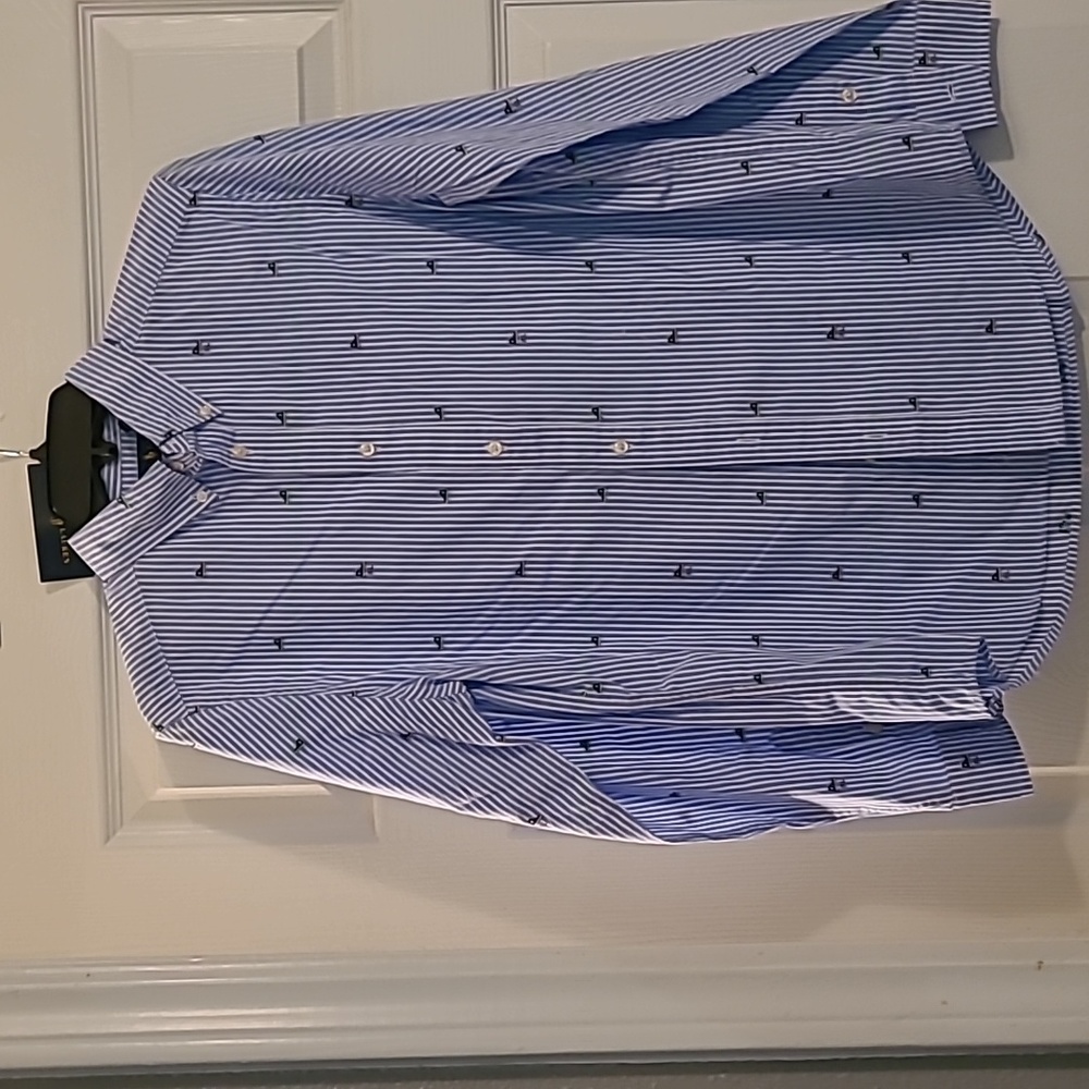 NWT Ralph Lauren Boys Long Sleeve Shirt. XL 18-20.